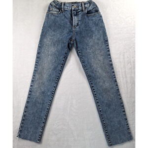 Gap Jeans S 14 Womens Blue Stretch Skinny Denim Ladies Pants Mid Rise Straight